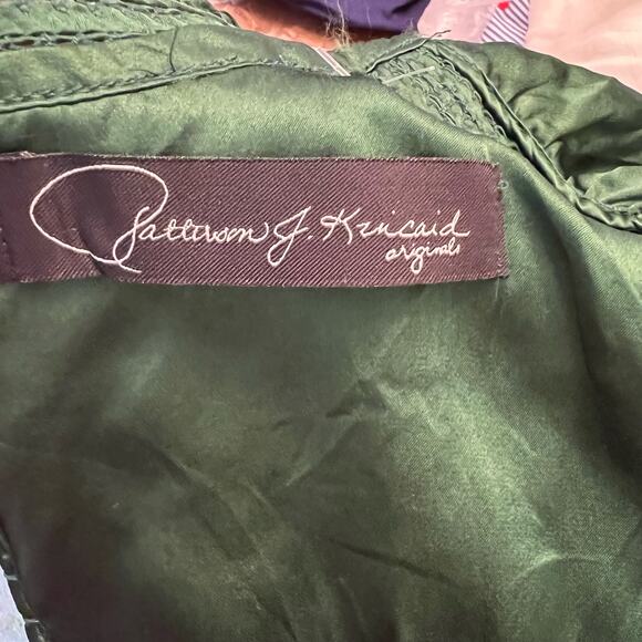 PJK Patterson J Kincaid Emerald Green Sleeveless Silk Dress Size Revolve XS - Picture 8 of 11